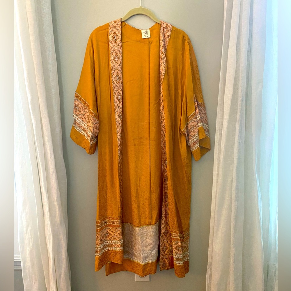 Matilda Jane Good Hart Mustard Kimono Size XS/S
